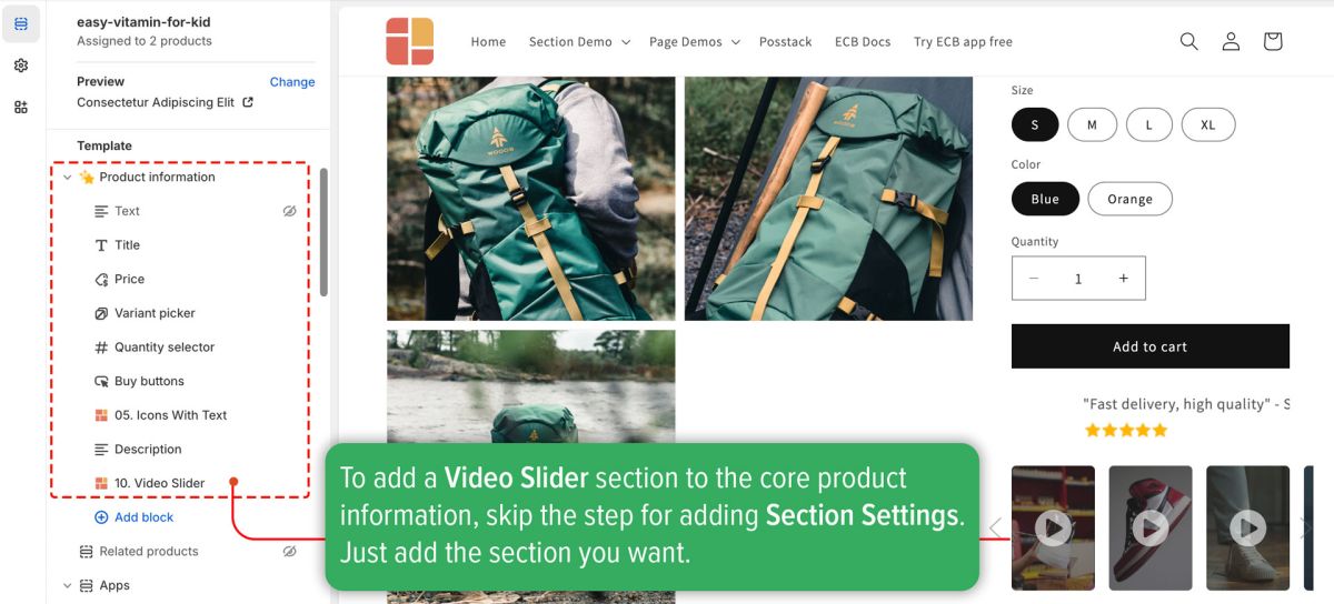 Block: Video Slider & Grid - Posstack.com Documentation