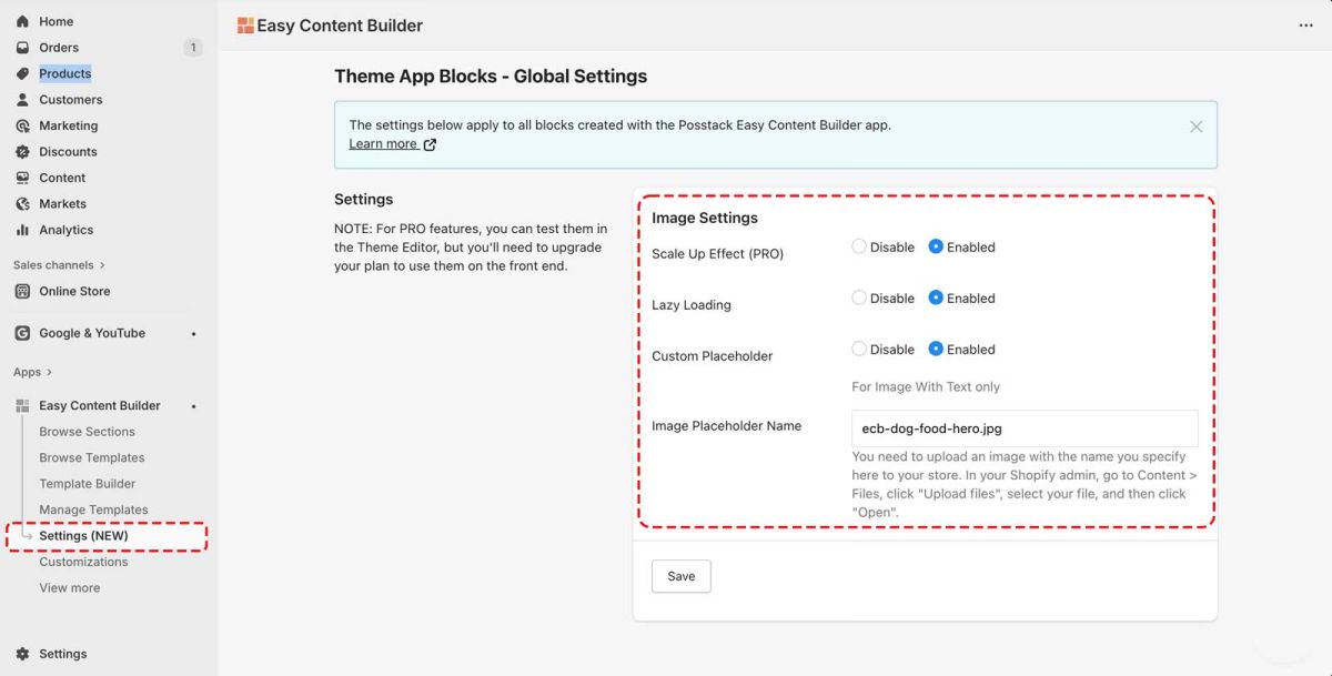 Global Settings - Posstack.com Documentation